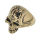 Bronze ring - Flame skull