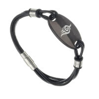 Lederarmband mit Edelstahlverschluss 22cm