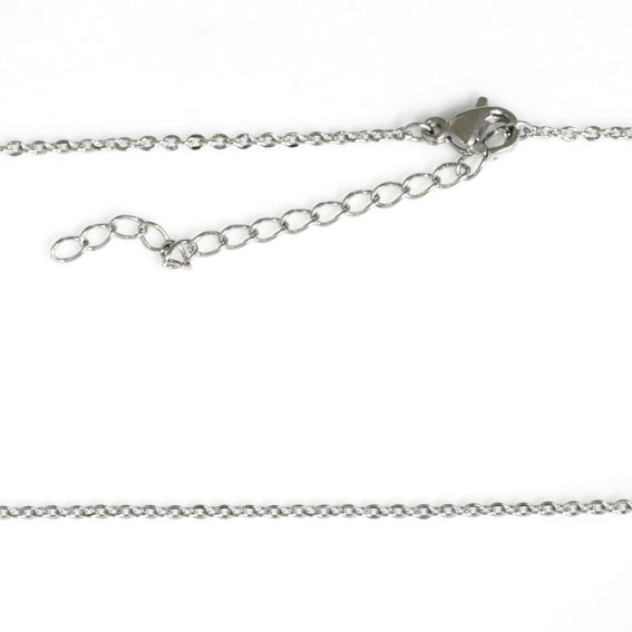 1 mm anchor chain - polished 40 cm