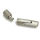 Edelstahl Druckverschluss - Mattiert 4 mm-Stahl