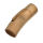 Edelstahl Druckverschluss - Mattiert 8 mm-PVD-Rosegold