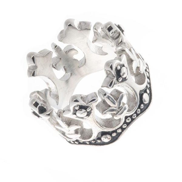 Stainless Steel Ring - Crown - 57 (18,1 Ø) 07 US