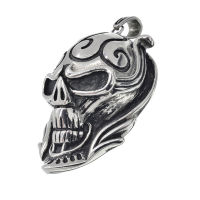 Edelstahlanhänger - Totenkopf