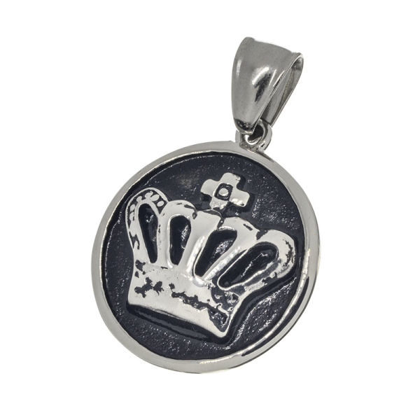 Stainless Steel Pendant - “Crown”