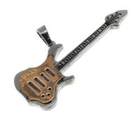 Edelstahlanhänger - Gitarre