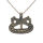 Bronze Pendant - Viking Ship - 26 mm