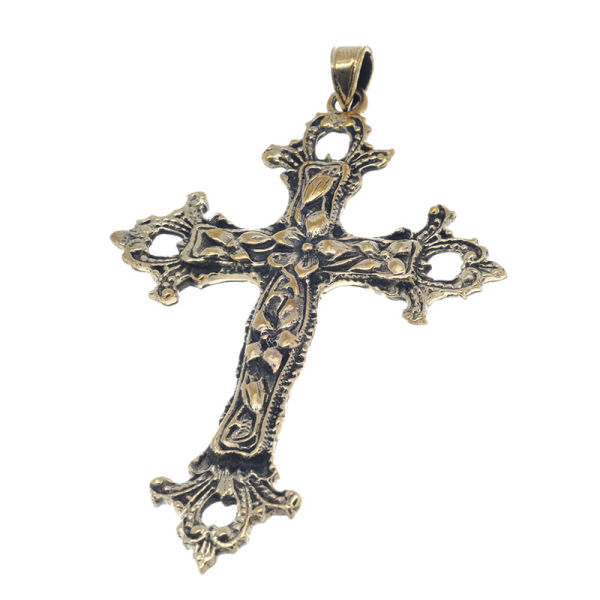 Bronzeanhänger - Kreuz