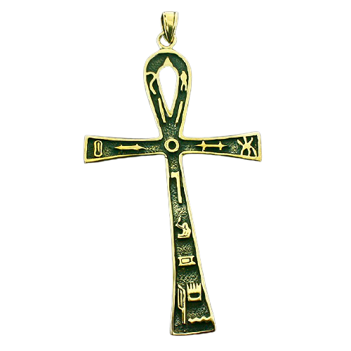 Bronzeanhänger - Kreuz / Ankh