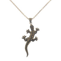 Bronzeanhänger - Eidechse / Gecko