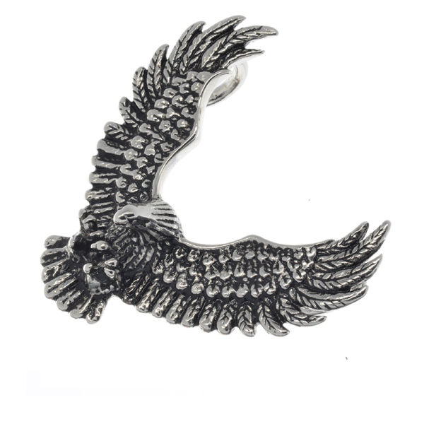 Edelstahlanhänger - Adler