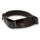 Lederarmband mit Gravurplatte - PVD-Schwarz