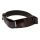 Lederarmband mit Gravurplatte - PVD-Schwarz