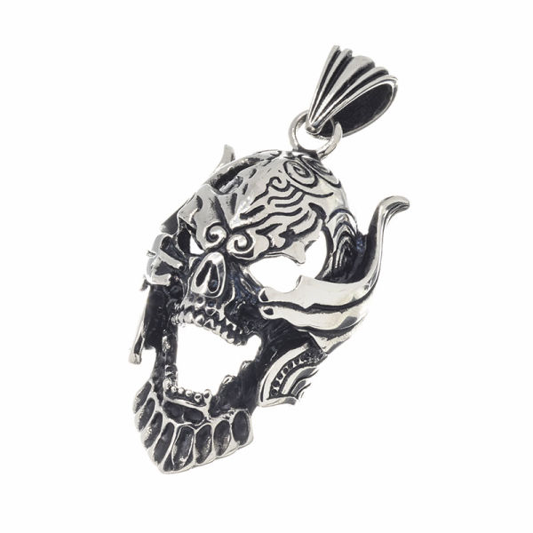 Edelstahlanhänger - Totenkopf ca. 60 x 34 x 20 mm