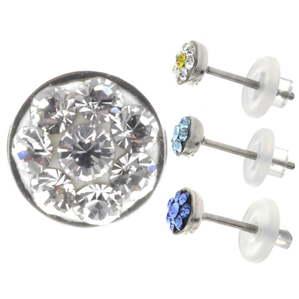 Ohrstecker - poliert - 4 mm