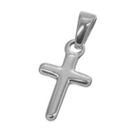Stainless Steel Pendant – Small Gramul Cross with Rounded Ends
