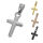 Stainless Steel Pendant – Small Gramul Cross with Rounded Ends