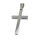 Stainless Steel Pendant – Cross with Long Straight Stem