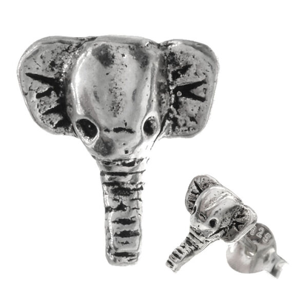 Silberohrstecker - Elefant