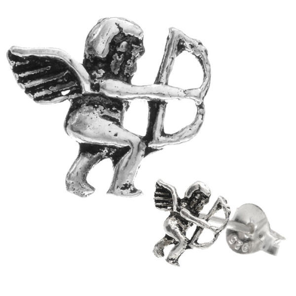 Silberohrstecker - Engel Amor