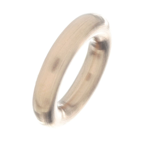 Edelstahlring -  runder Ring PVD-Rosegold matt 50 (15,9 Ø) 05 US