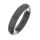 Edelstahlring -  runder Ring PVD-Schwarz matt 62 (19,7...