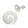 925 Sterling Silver Stud Earrings - Spiral "Yuna"