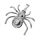Edelstahlanhänger - Spinne