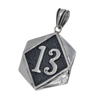 Stainless steel pendant "Thirteen"