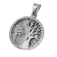 Stainless steel pendant - tree of life