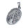 Stainless steel pendant - tree of life with butterflies