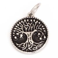 Edelstahlanhänger Baum Yggdrasil