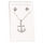 Edelstahl-Set "Anker" Kette mit Anhänger und Ohrstecker