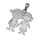 Stainless Steel Pendant – Young Love with Two Connected Figures