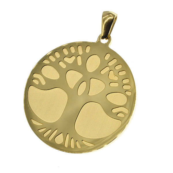 Stainless Steel Pendant - Yggdrasil Gold