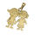 Stainless Steel Pendant - Youth Love PVD-Gold