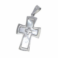 Stainless steel pendant - cross "Nimar"