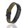 Lederarmband mit schwarzer Gravurplatte