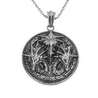 Stainless steel pendant - three dragons