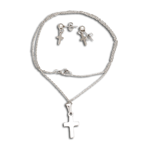 Edelstahlset - Kreuz