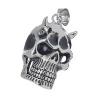 Stainless steel pendant - Devil skull