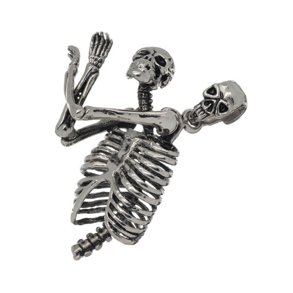 Stainless steel pendant - skeleton