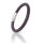 Lederarmband  7 mm braun mit Edeltahlverschluss 19 cm