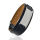 Leather Bracelet with Stainless Steel Engraving Plate black
