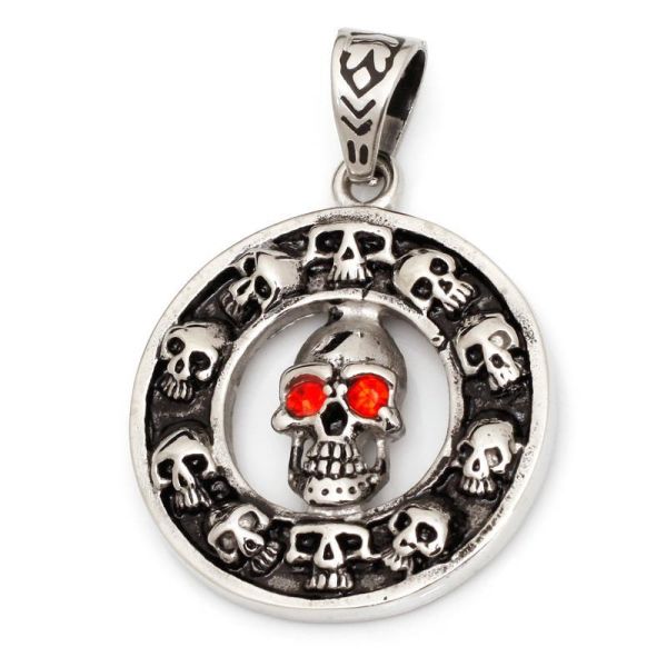 Stainless Steel Pendant - Skull