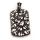 Edelstahlanhänger - Totentenkopfwand Dogtag