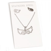 Edelstahl-Schmuckset – Flügelschmuck-Set Vumar