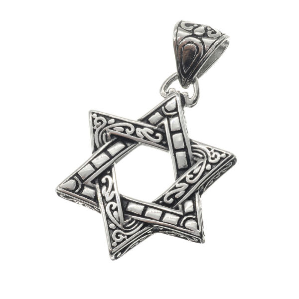 Stainless steel pendant "Star of David" 11-