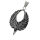 Stainless steel pendant - Gallic wings