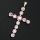 925 Sterling Silberanhänger - Kreuz mit Zirkonia...