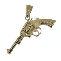 Edelstahlanhänger - Revolver eines Sheriffs